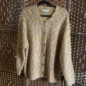 Madewell Brown Button-Up Cardigan size XL